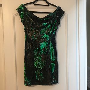 Guess sequin mini dress
